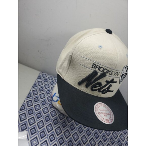 Mitchell & Ness NBA Brooklyn Nets Snapback Hat Cap - Picture 3 of 16